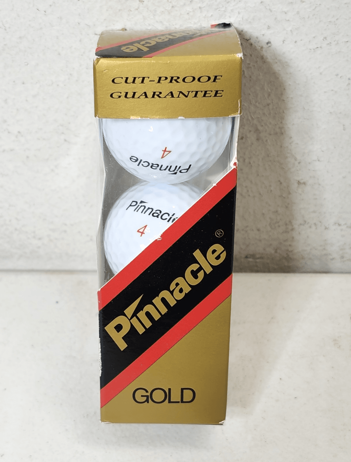 Pinnacle Gold Box of 3 Sleeve Golf Balls Gold Box USA Made