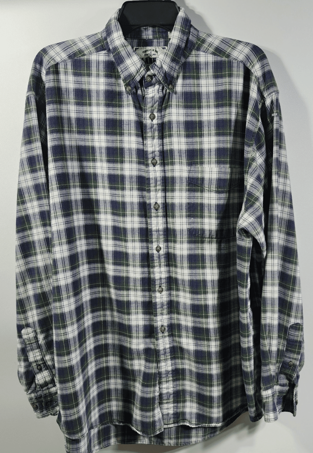 American Eagle Men’s XL Multicolor Plaid Long Sleeve Button Up Flannel