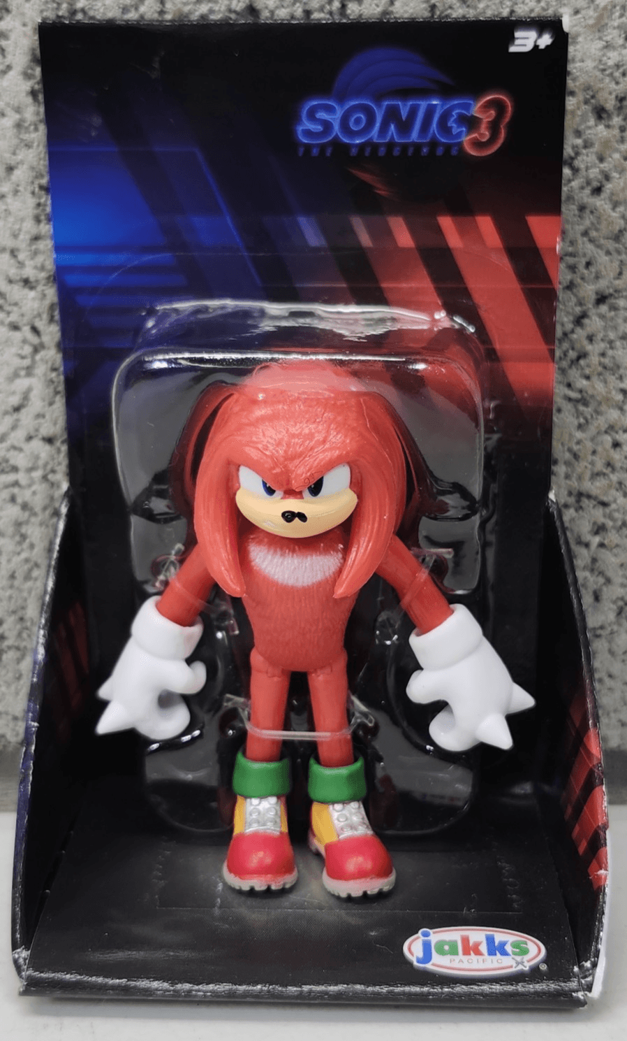 2024 Sonic the Hedgehog 3 Movie Knuckles 2.5” Action Figure Jakks Pacific NEW