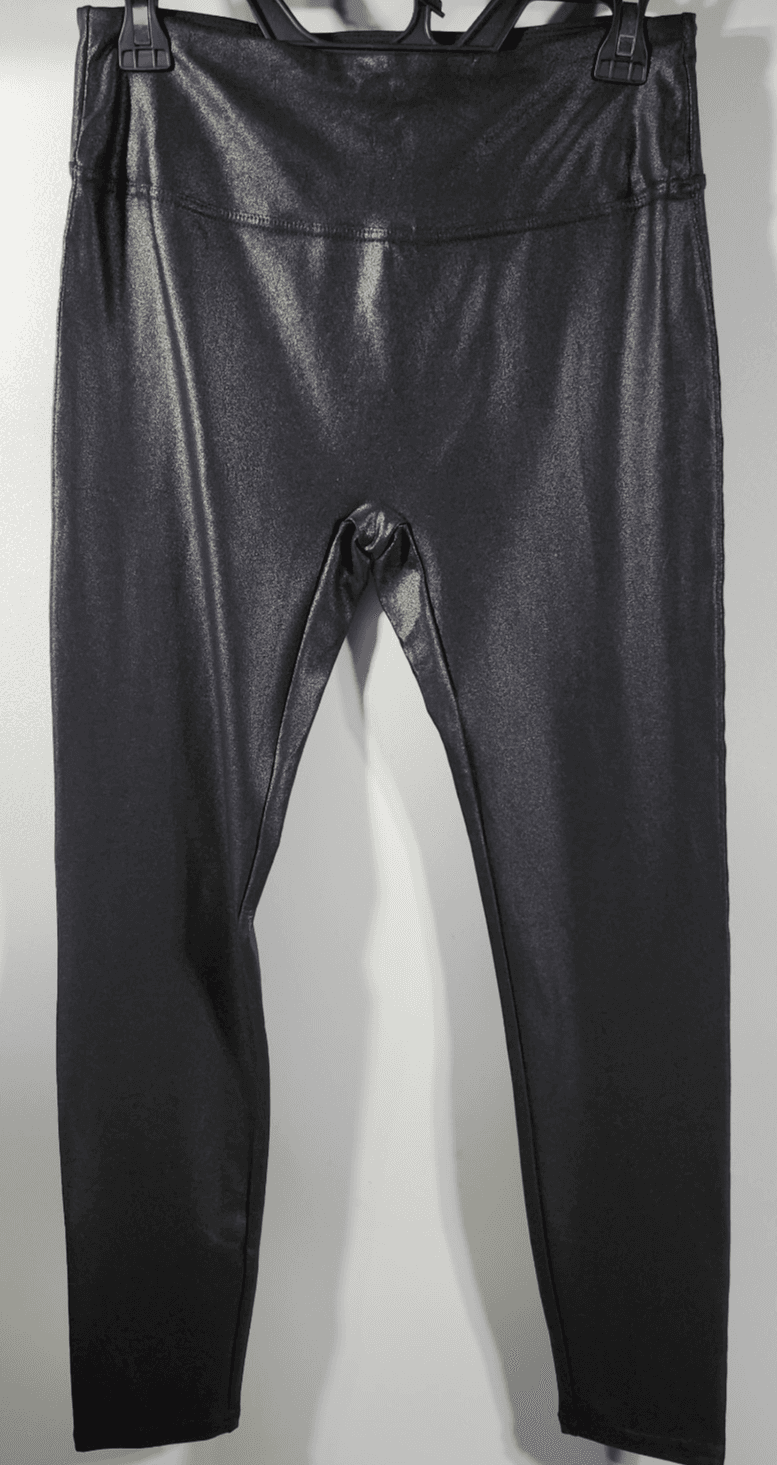 Santiny Women's M Leggings Lounge Pants Black Pull On Stretch NEW