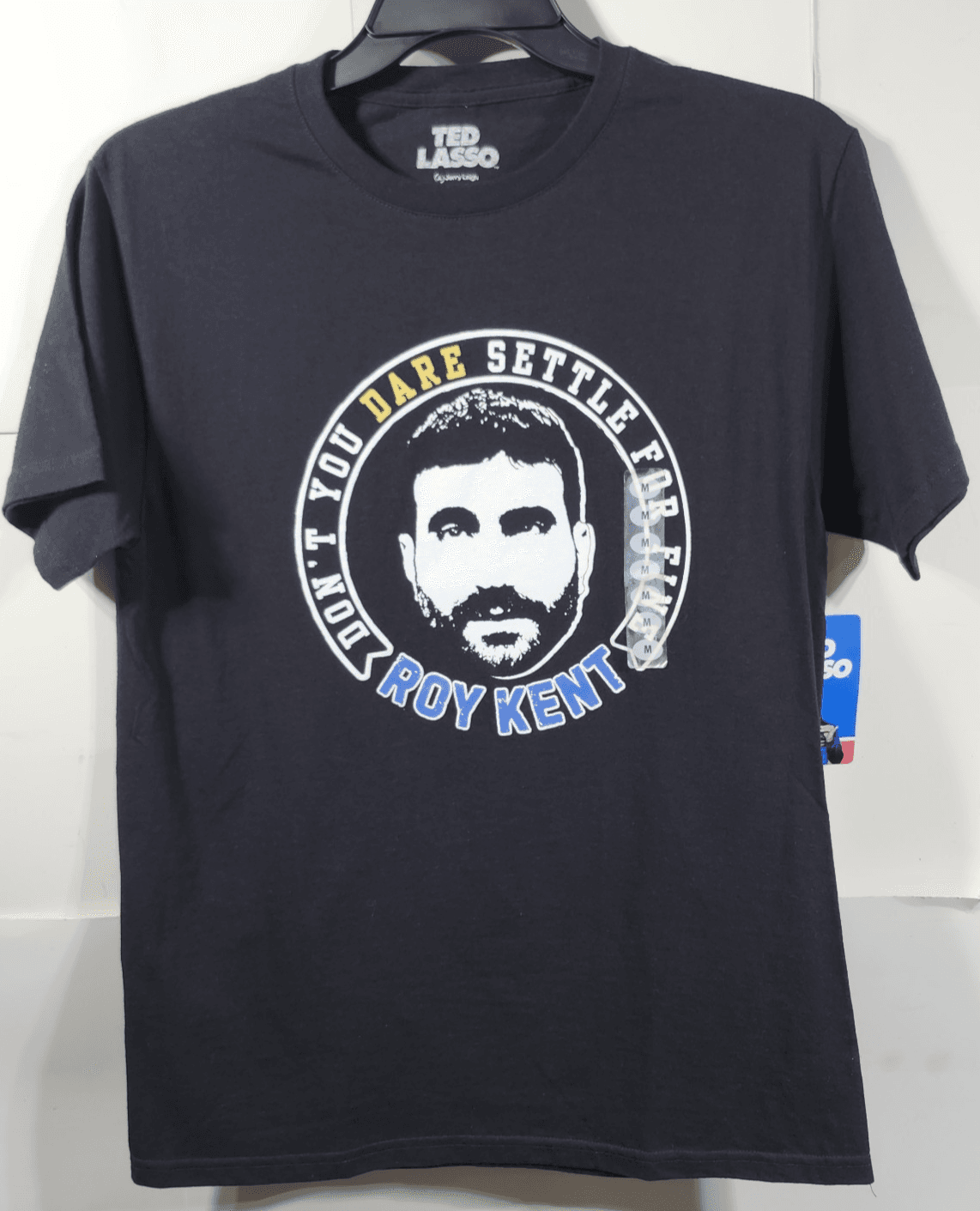 Ted Lasso Shirt M Roy Kent Dont Settle For Fine Soccer Football Futbol Black