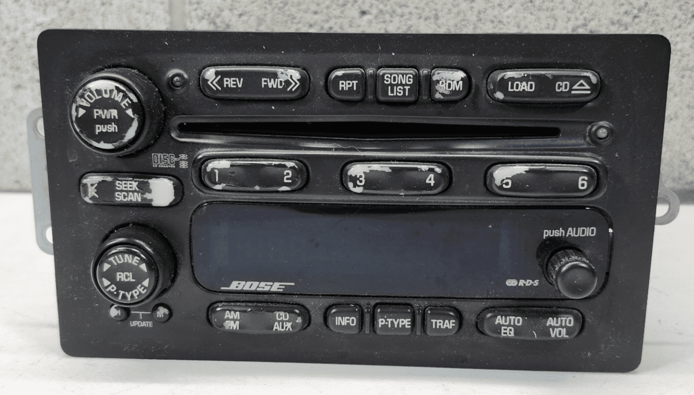 Delco Chevy GMC CD Radio Factory Model #15183817 OEM Bose Untested Parts