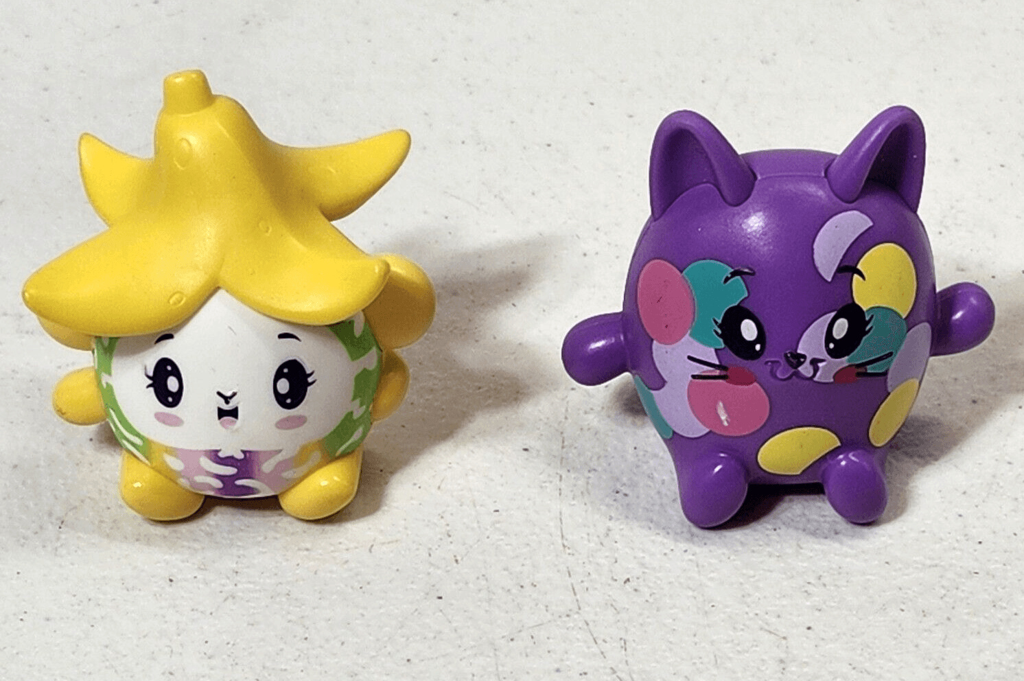 Fetti Purple Cat & Leroy Pikmi Toys by Moose McDonald Happy Meal Kids Figures