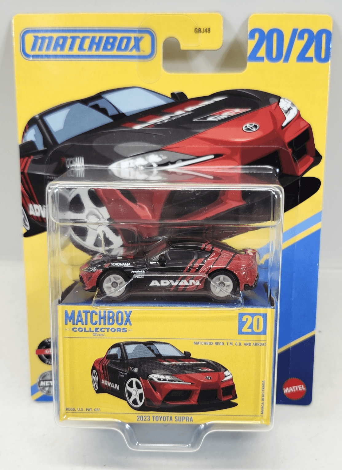 Matchbox Collectors 2023 Toyota Supra Advan Decal Car 1/64 Toy Vehicle NEW