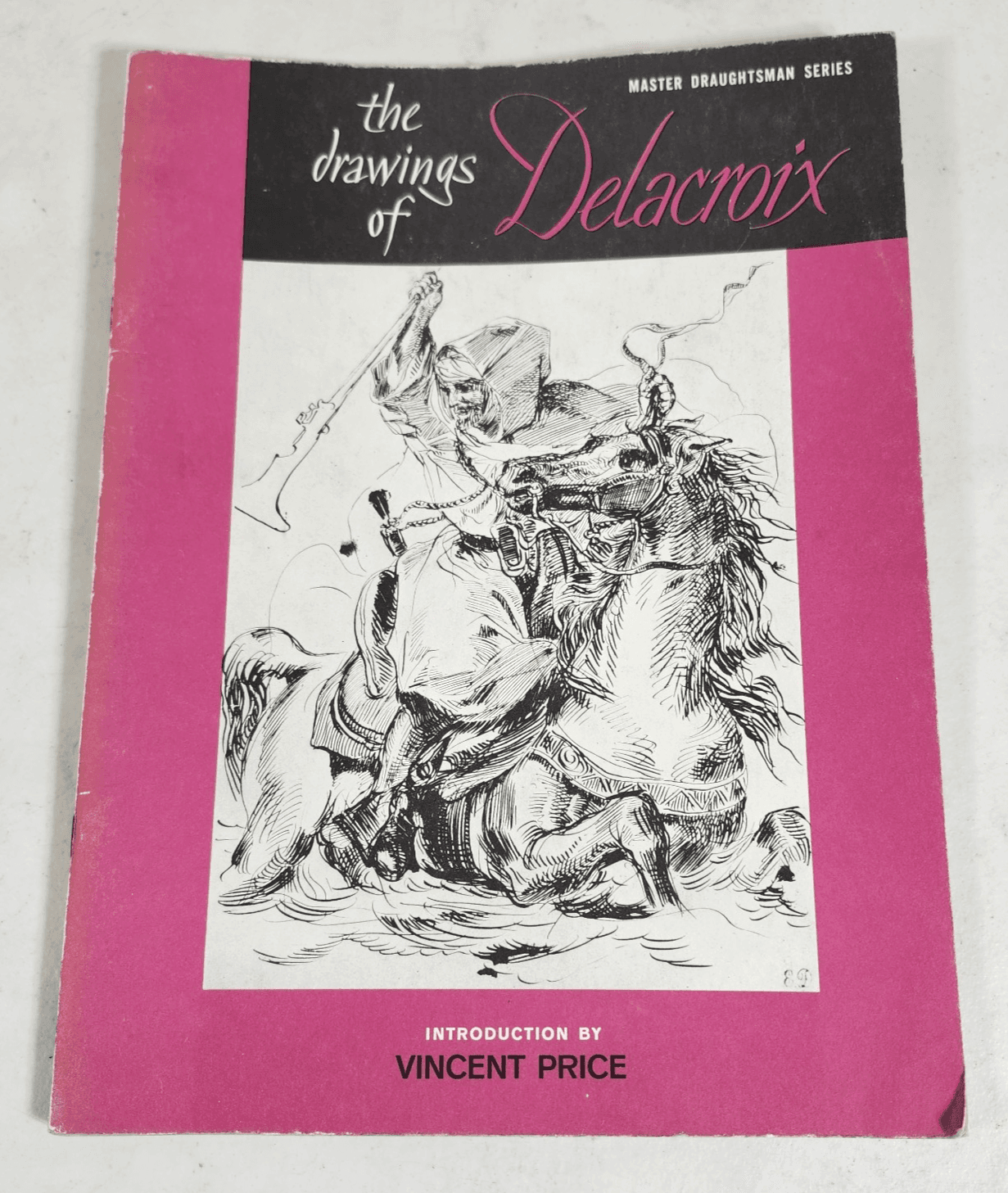 Drawings Of Delacroix (Master Draughtsman Series) By Vincent Price 1966