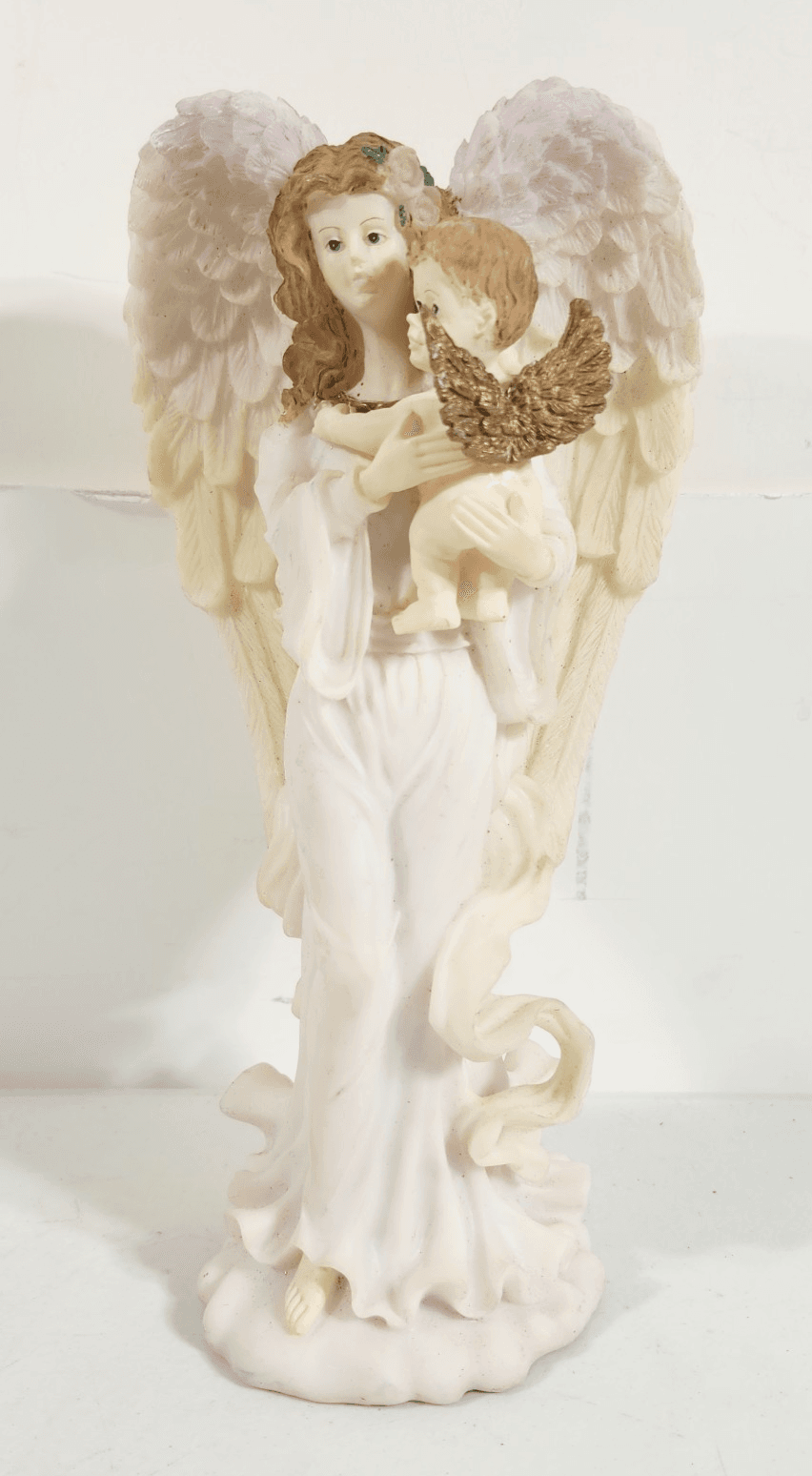 Herco Angel Art Sculpture Figurine Religious Home Decor 9.5"