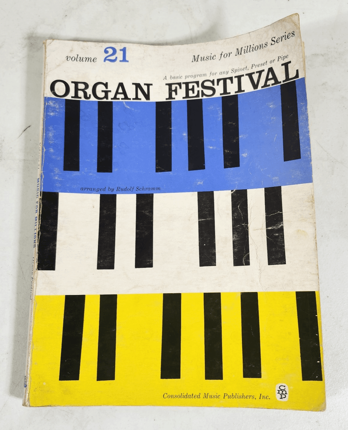 1957 Organ Festival Volume 21 Spinet Preset Pipe Or Vintage 1957