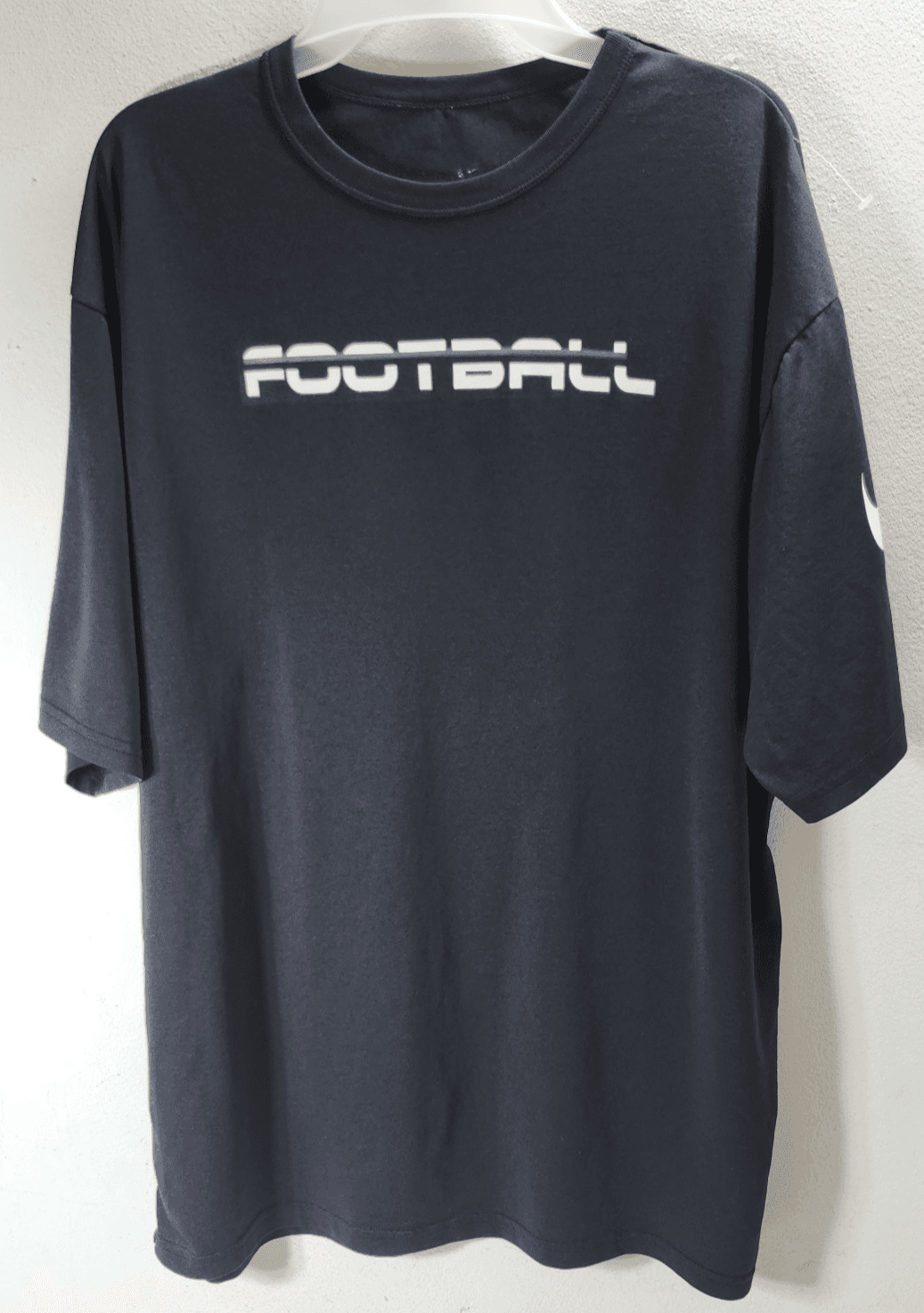 Nike Dri Fit Men's Black Short Sleeve Shirt Football GraphicSize Large