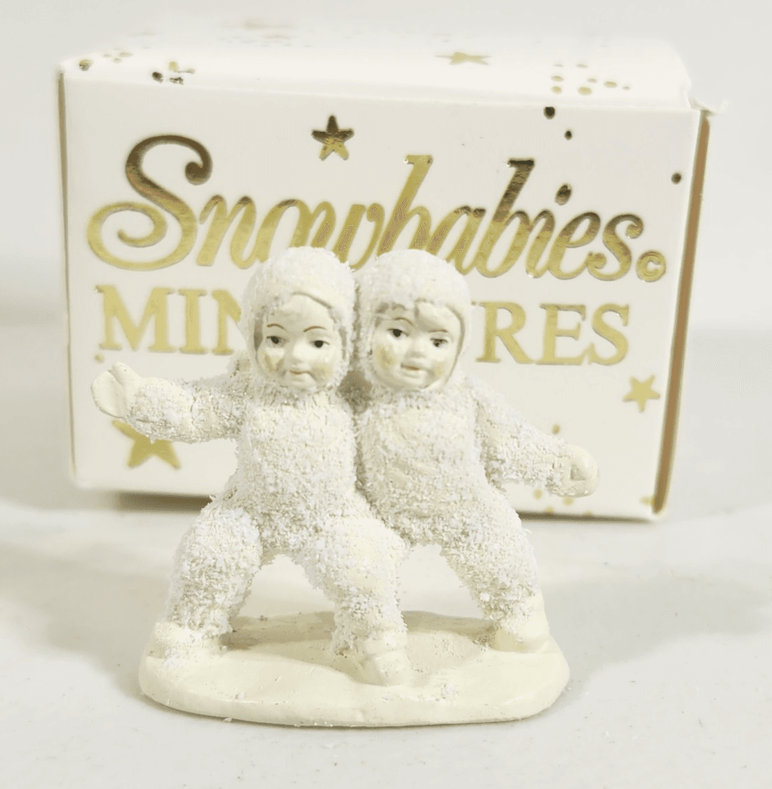 Snowbabies Miniatures Best Friends Pewter Figurine #7604-0