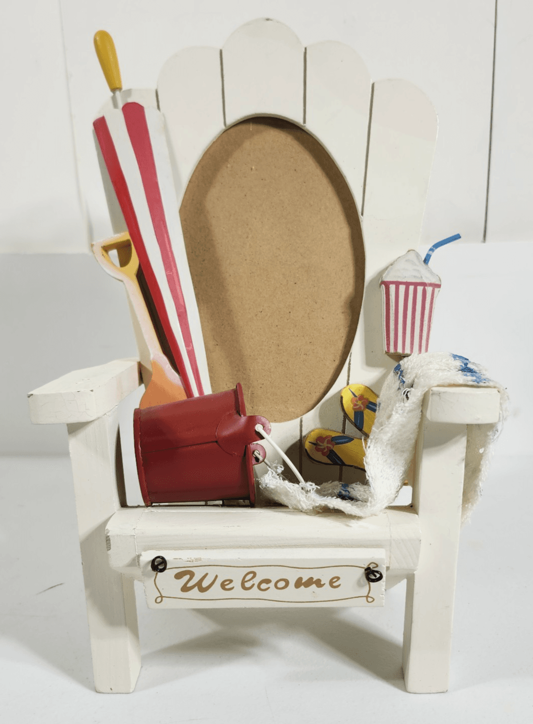 Beach Chair Picture Frame Decorative Unique Gift Home Decor Lifeguard