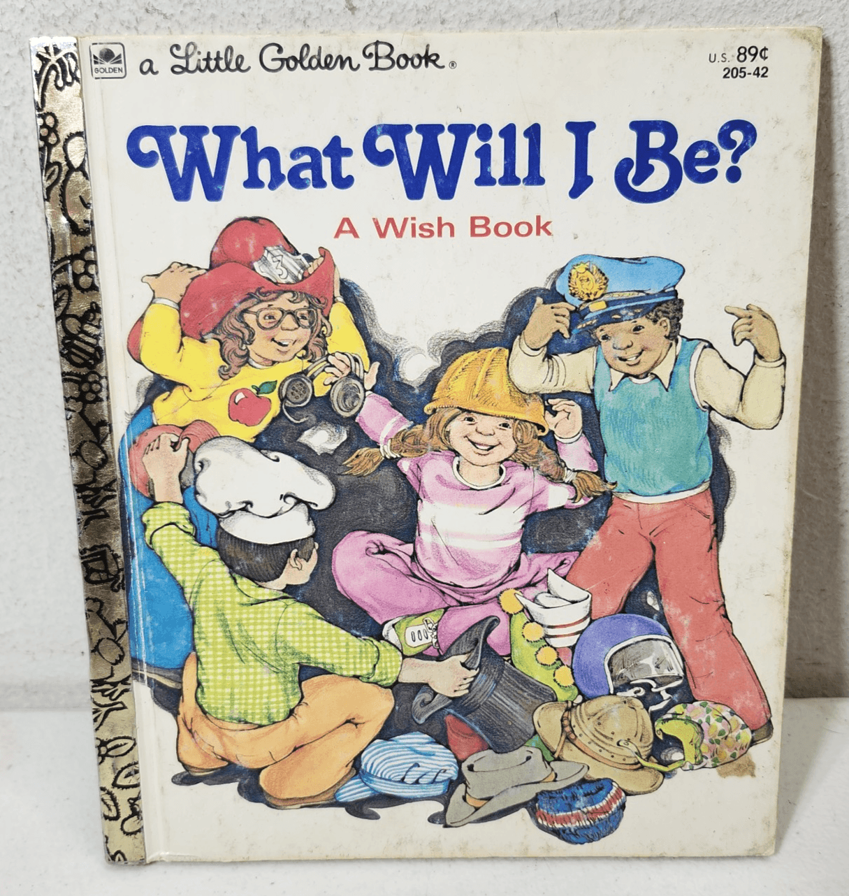 1979 What Will I Be? A Wish Book Little Golden Book HC Kids