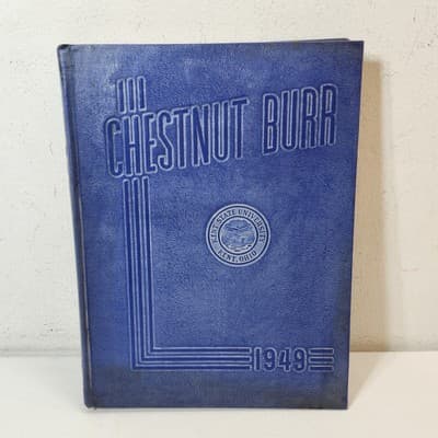 1949 Yearbook Chestnut Burr Kent State Normal College Ohio Antique Book