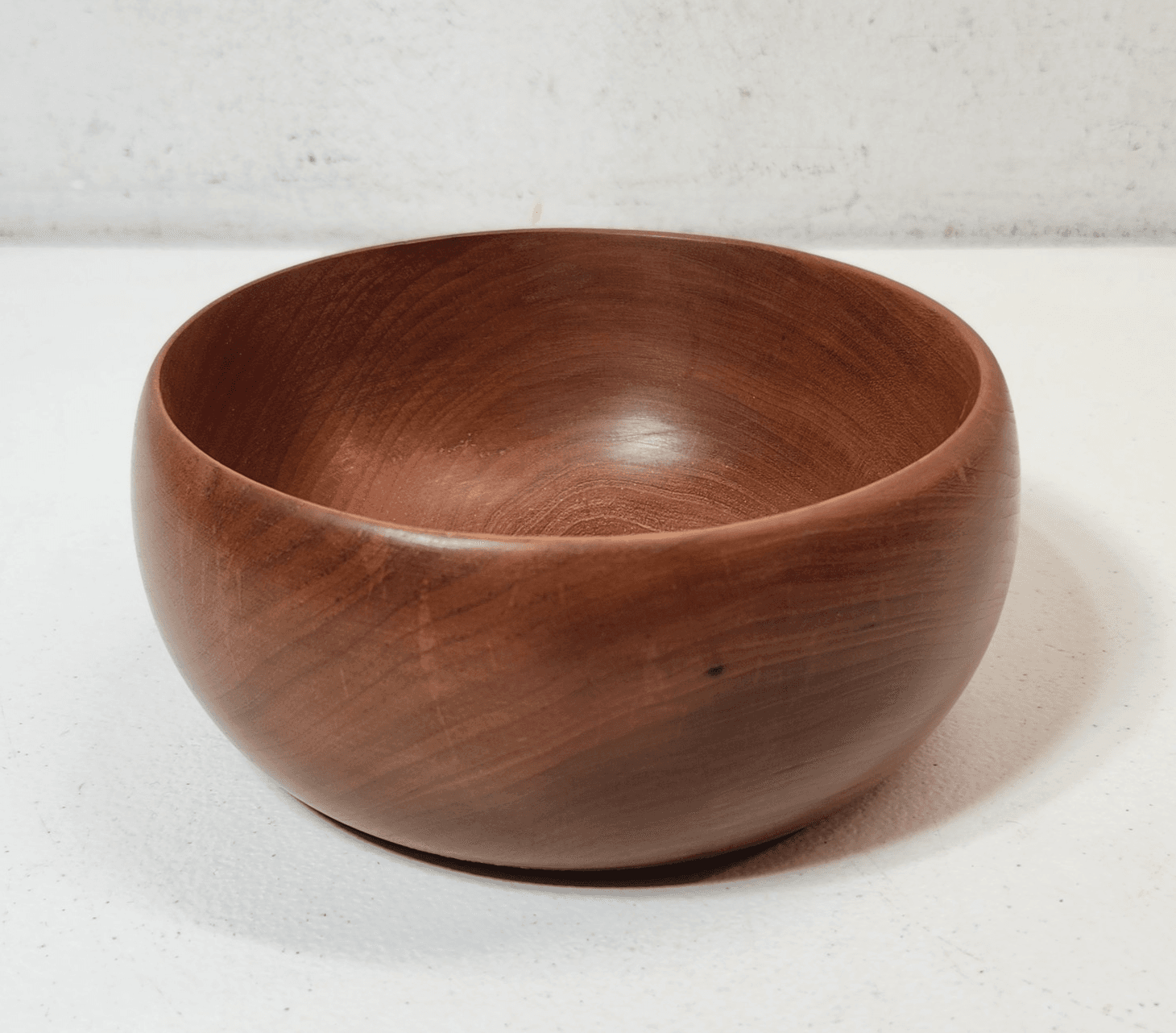 Vintage Teak Wood Bowl 5.75" Home Decor MCM