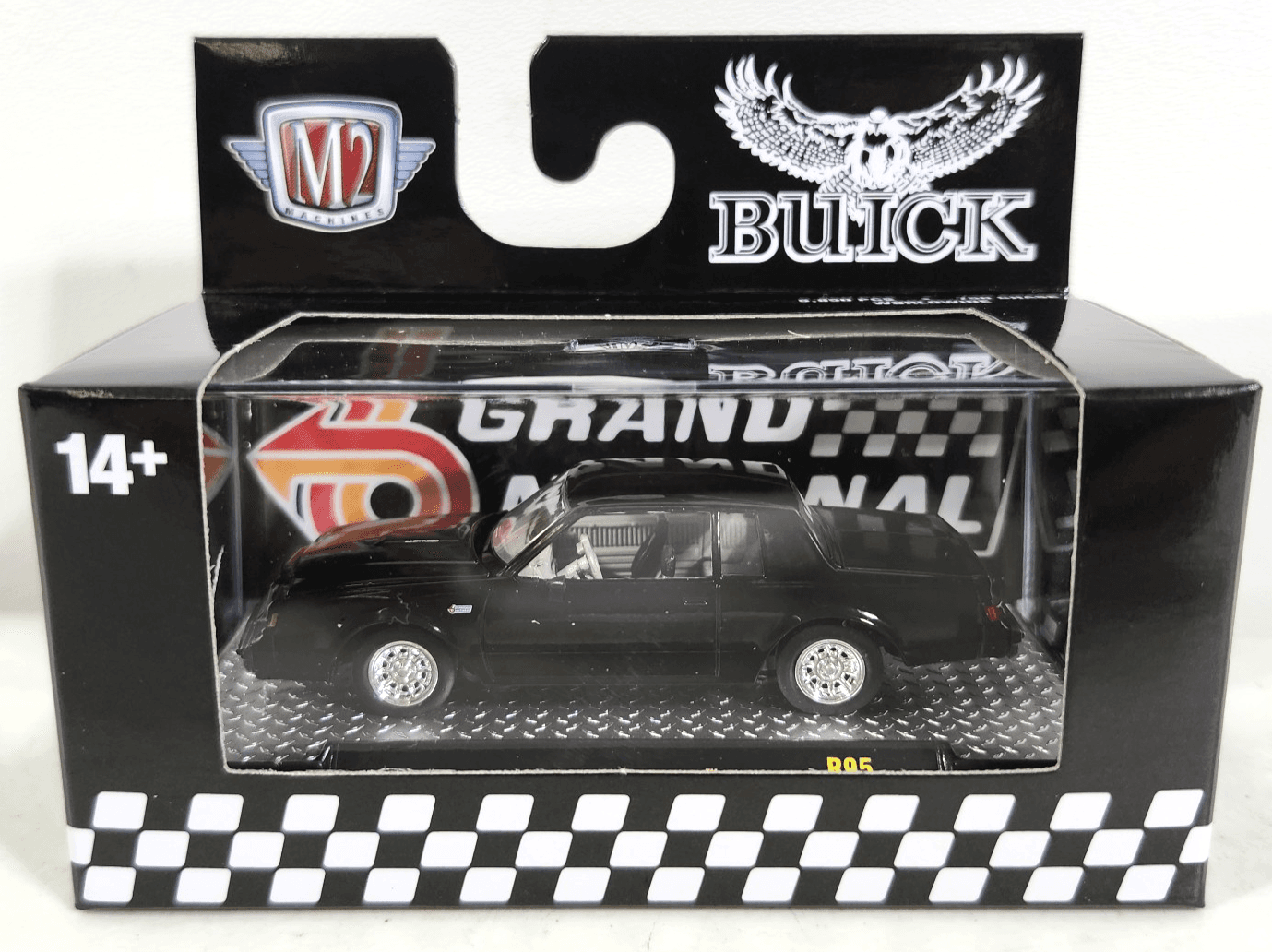 M2 Machines 1987 Buick Grand National Black Car 1/64 Toy Vehicle NEW