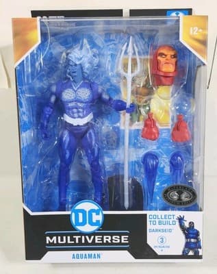 Aquaman JL Task Force Platinum Chase 7" McFarlane Multiverse BAF Darkseid NEW