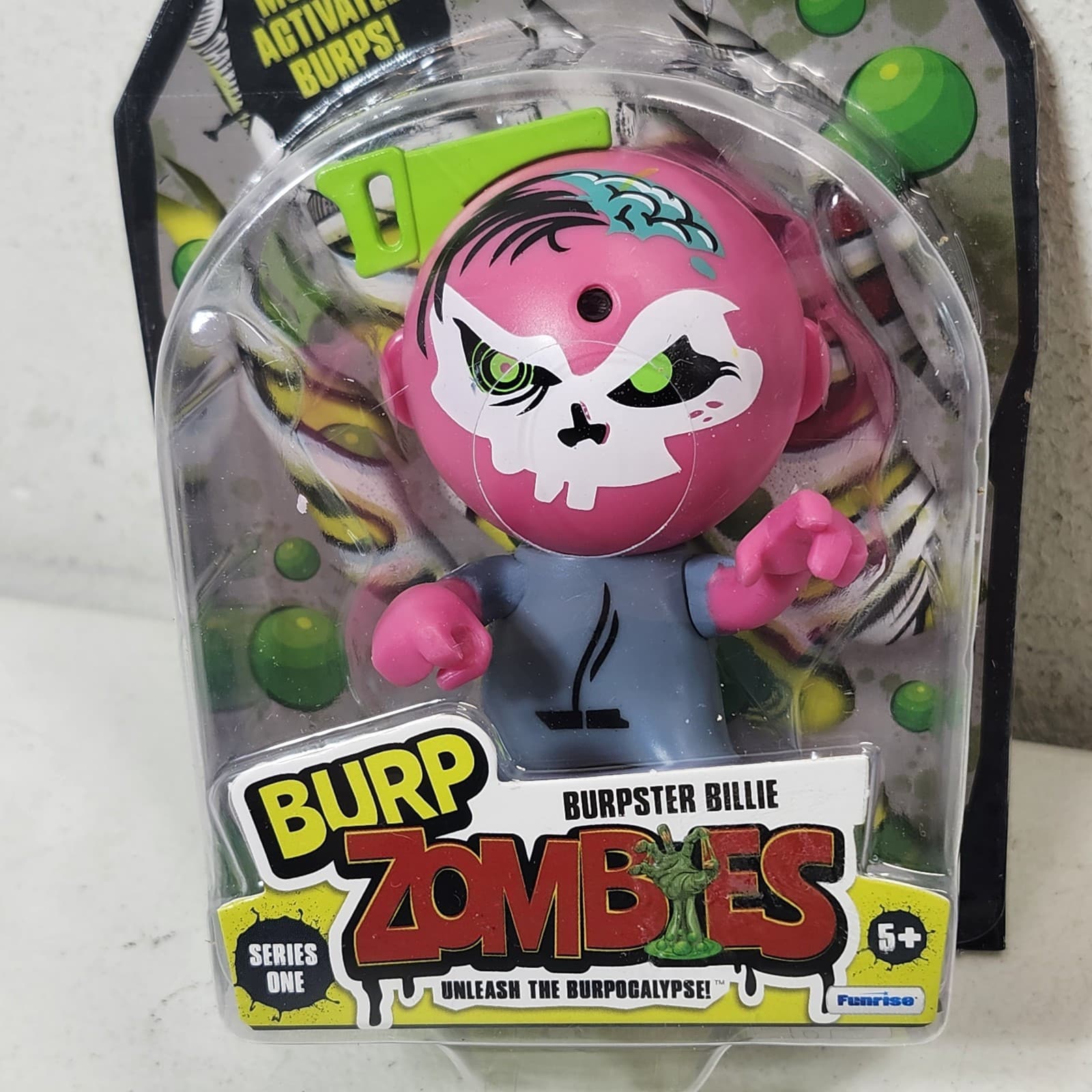 Burpster Billie Motion Activated Figure Toy Gross Burp Zombies NEW