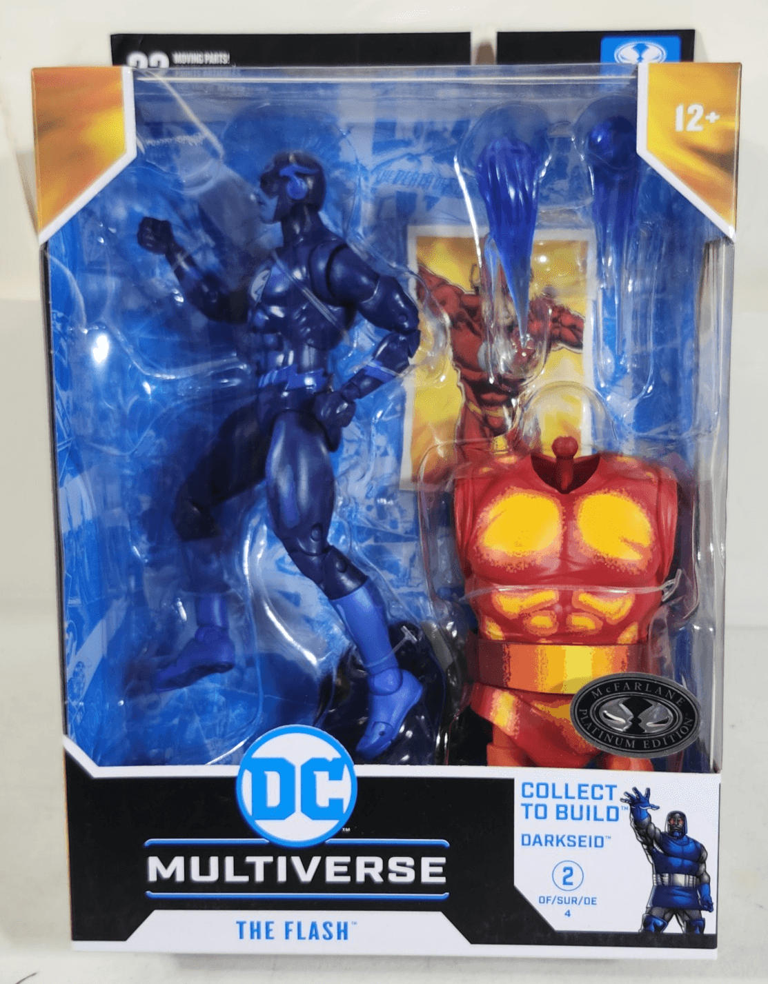 The Flash JL Task Force Platinum Chase 7" McFarlane Multiverse BAF Darkseid NEW