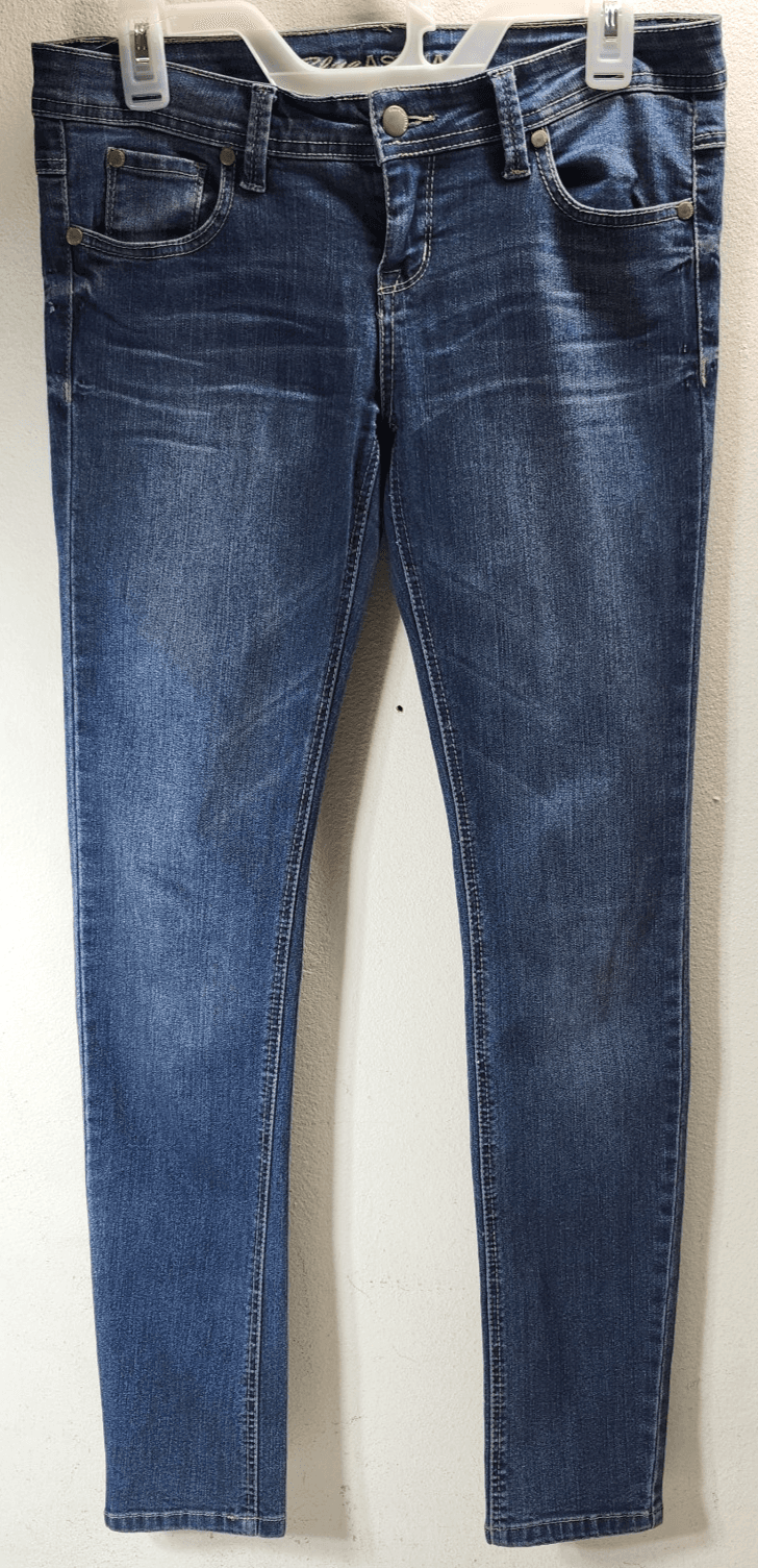 Blue Asphalt Jeans Womens Size 9 Blue Denim Mid Rise Stretch Pants
