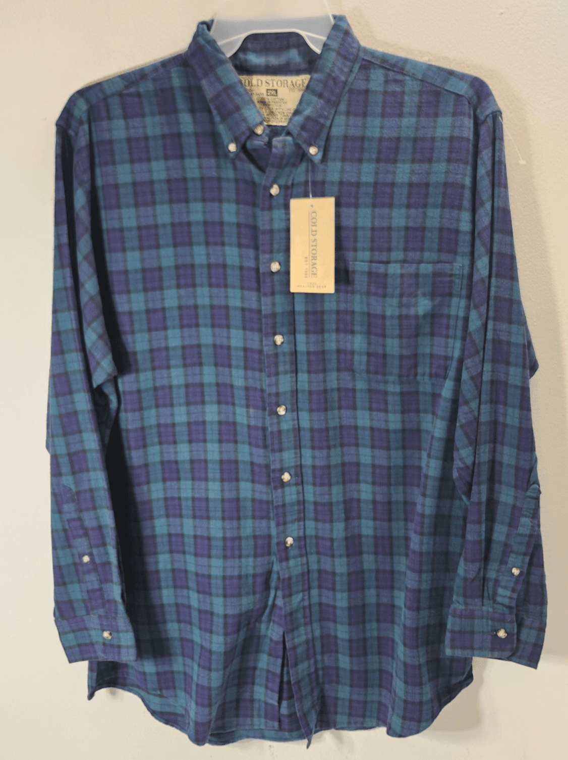 Cold Storage Foul Weather Gear Mens Button Up Shirt Size XXL NEW