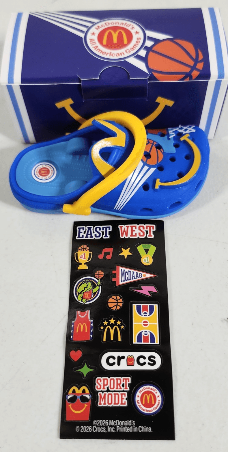2026 McDonald's x All American Game x Crocs Happy Meal Toy