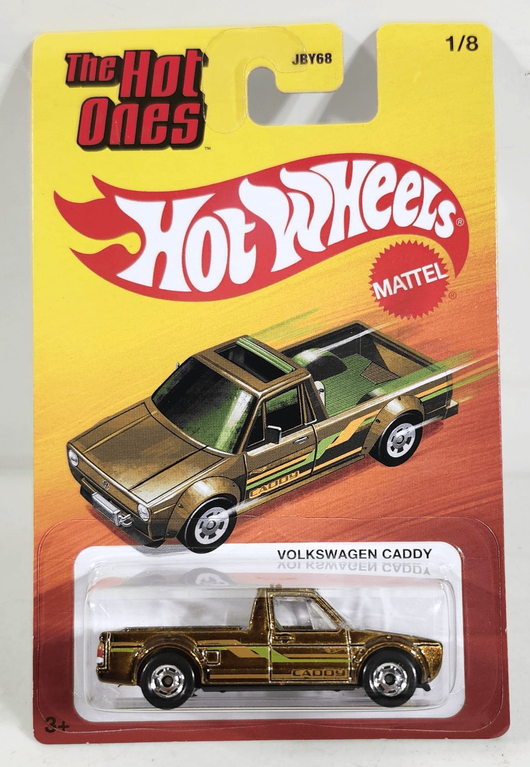 2026 Hot Wheels Hot Ones Volkswagen Caddy Gold Truck 1/64 Toy Vehicle NEW