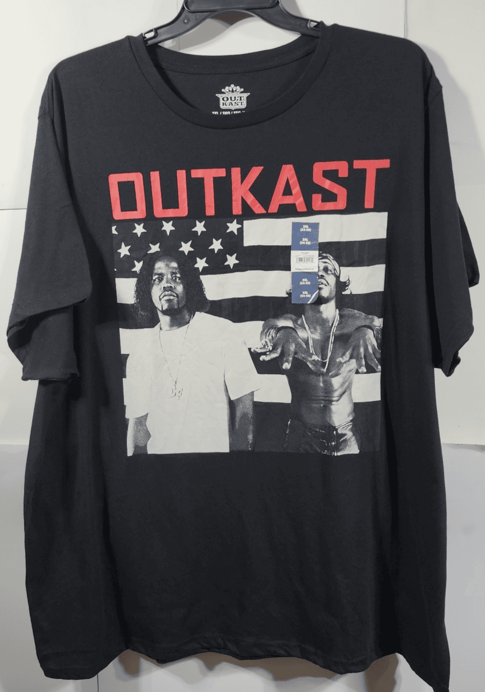 Outkast Men's 3XL T-Shirt Black Hip Hop Rap Tee Big Boi Andre 3000 Graphic NEW
