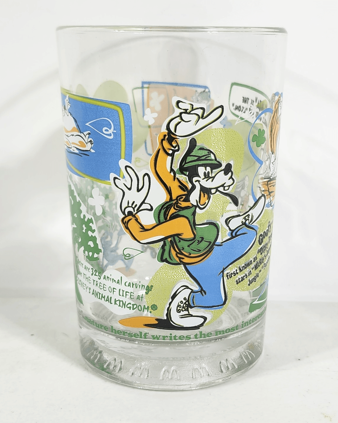 McDonalds Walt Disney World 100 Years of Magic Anniversary Glass Goofy USA