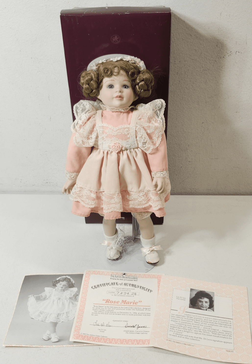 Ashton Drake "Look at Me" Rose Marie Doll Lia De Leo With Box