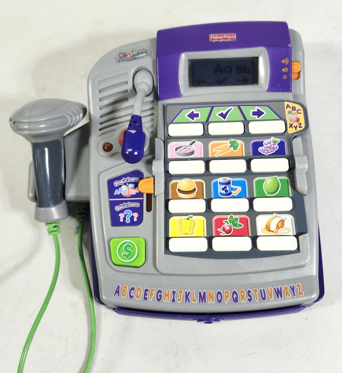 Fisher Price Fun 2 Learn Cash Register Kids Toy Tested Works