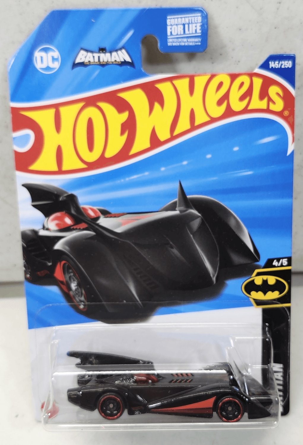 Hot Wheels DC Batman Batmobile Black Car 1/64 Toy Vehicle NEW