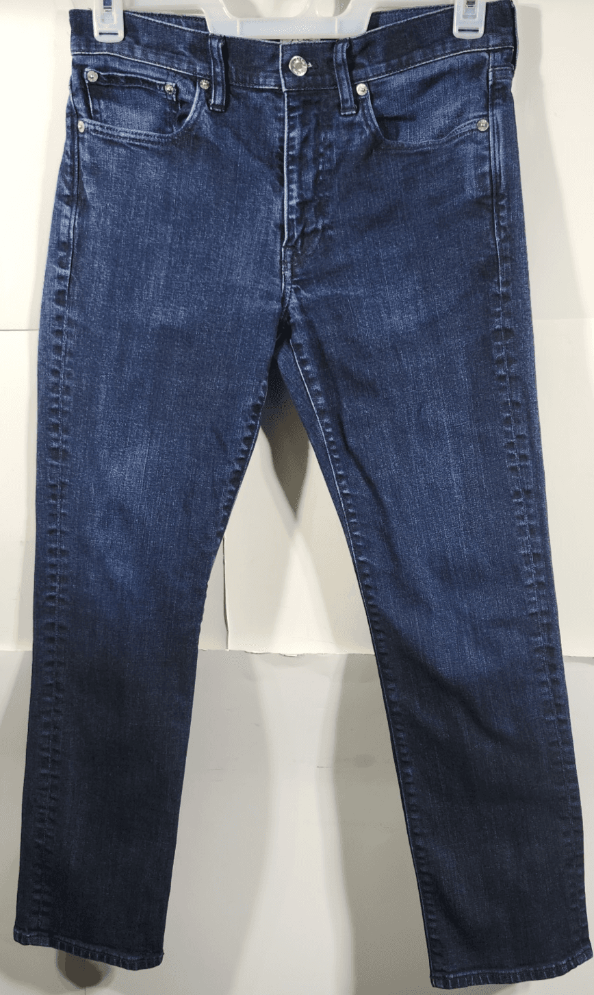 J Crew 770 Jeans Men's 31x30 Blue Denim Straight Leg Comfort Stretch