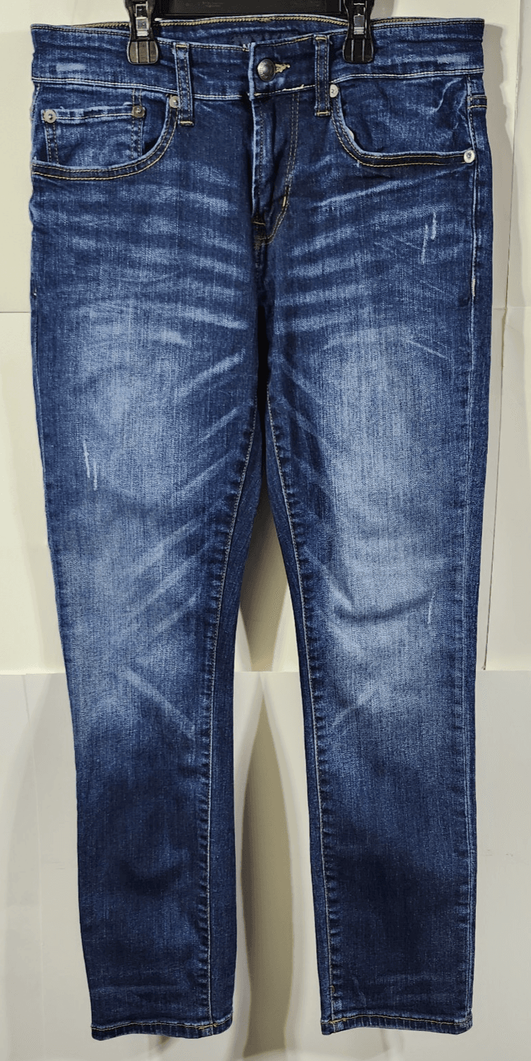 Aeropostale Jeans Mens Size 27/28 Slim Fit Blue Denim Pants