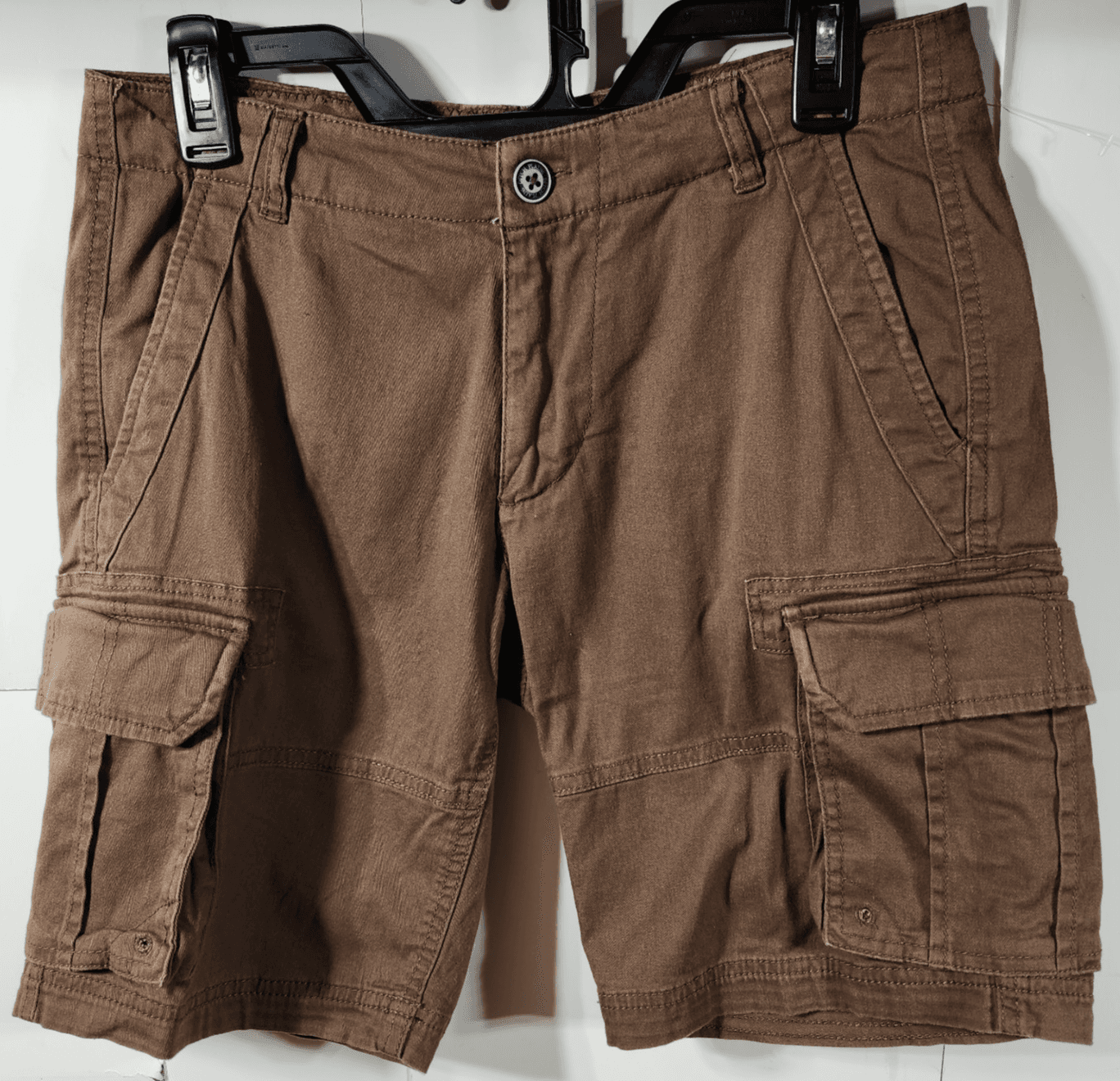 Ditch Plains Mens Cargo Shorts Size 30 Brown Casual