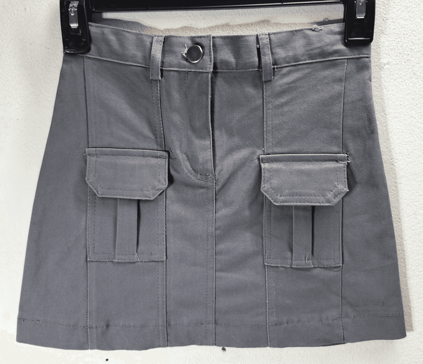 Paisley Love Women's Mini Skirt Size 8 Gray Short Mini