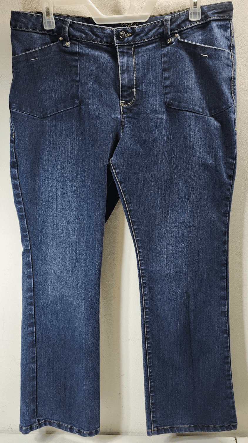 Lee Riders Womens Jeans Dark Wash High Rise Size 17/18 M Blue Denim Pants
