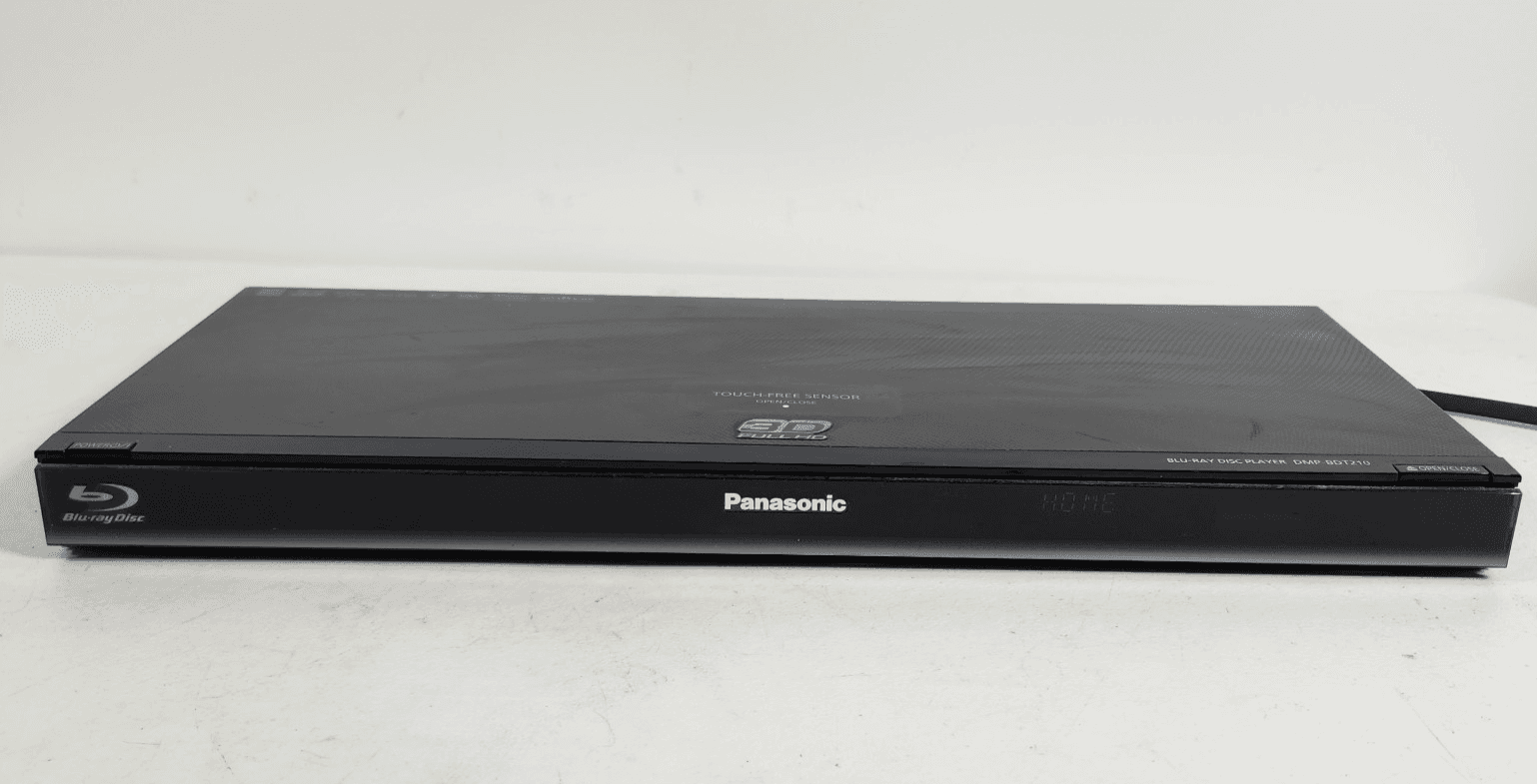 Panasonic DMP-BDT210 3D Blu Ray DVD Player Tested Working No Remote