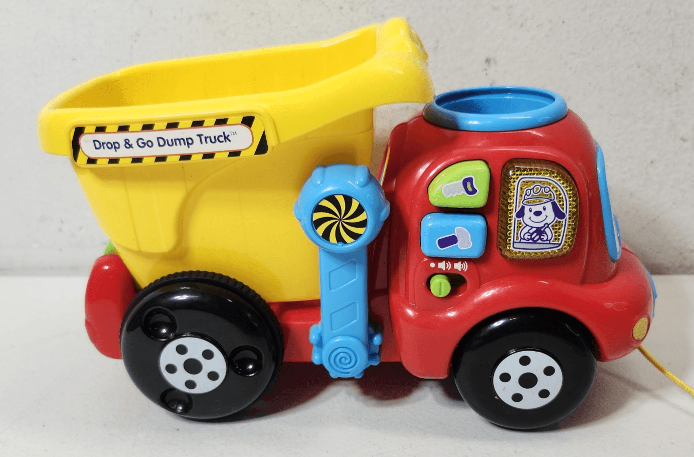 Vtech Drop & Go Dump Truck in Yellow For Toddlers Ages 6 Month to 3 Years Old