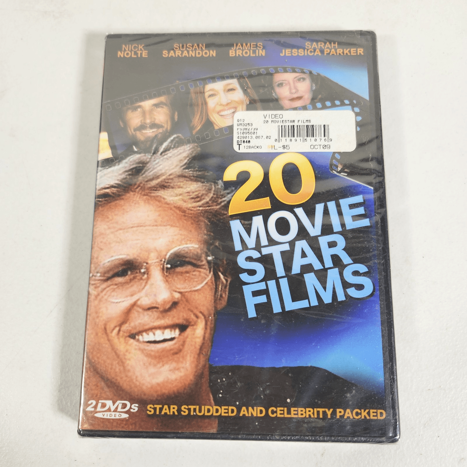 20 Movie Star Films (DVD, 2009, 4-Disc Set) NEW