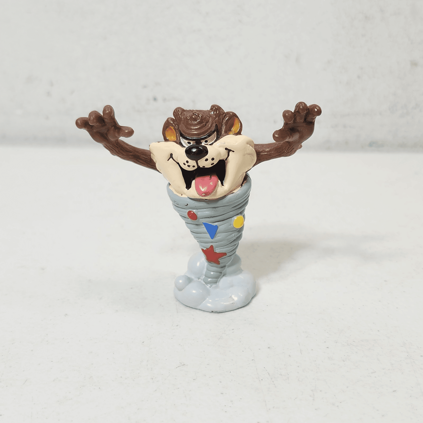2.5" Tasmanian Devil Taz Tornado Whirlwind Figure 1990 Looney Tunes Applause