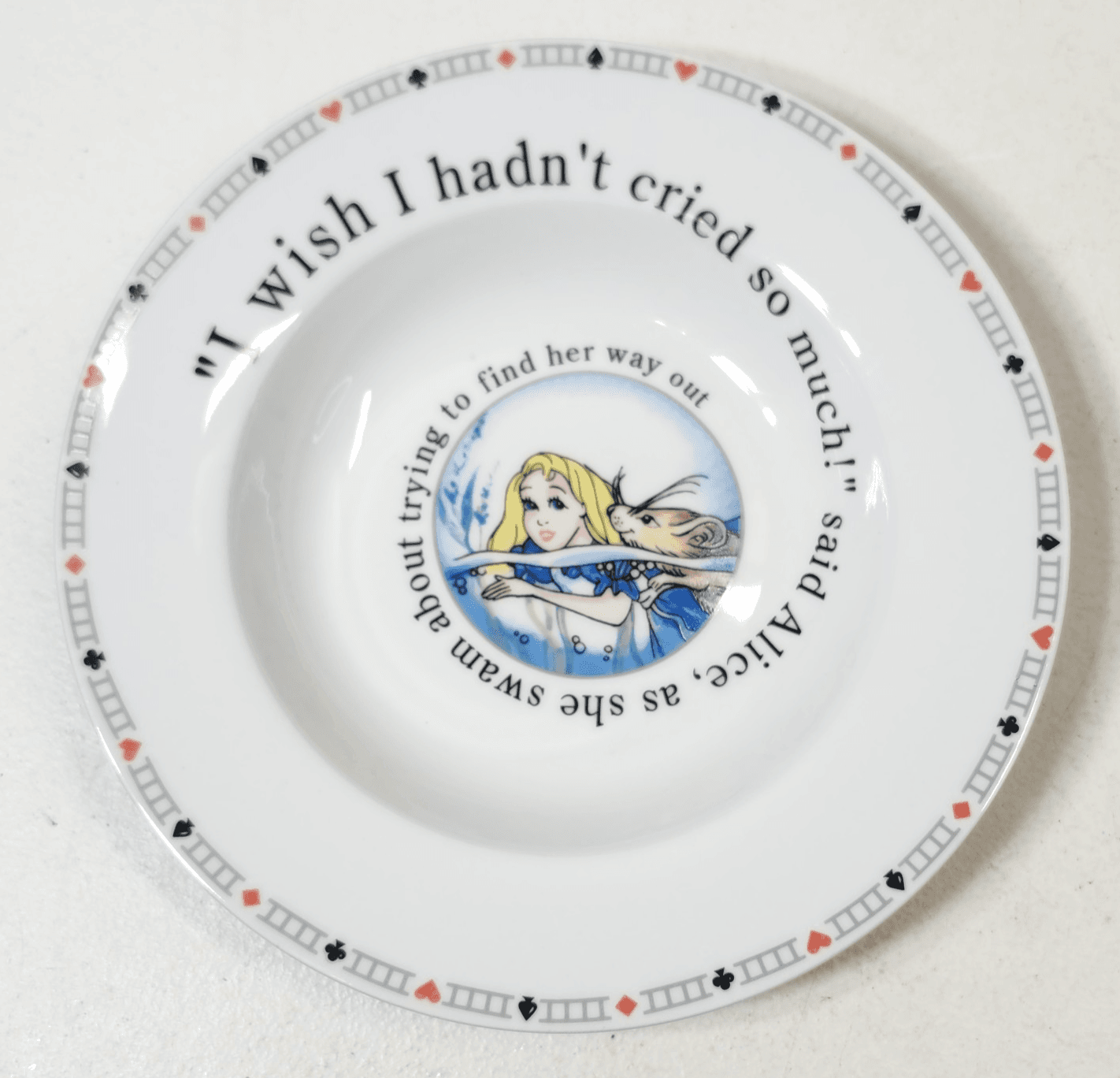 Cardew Paul C. In England Alice In Wonderland Saucer Plate