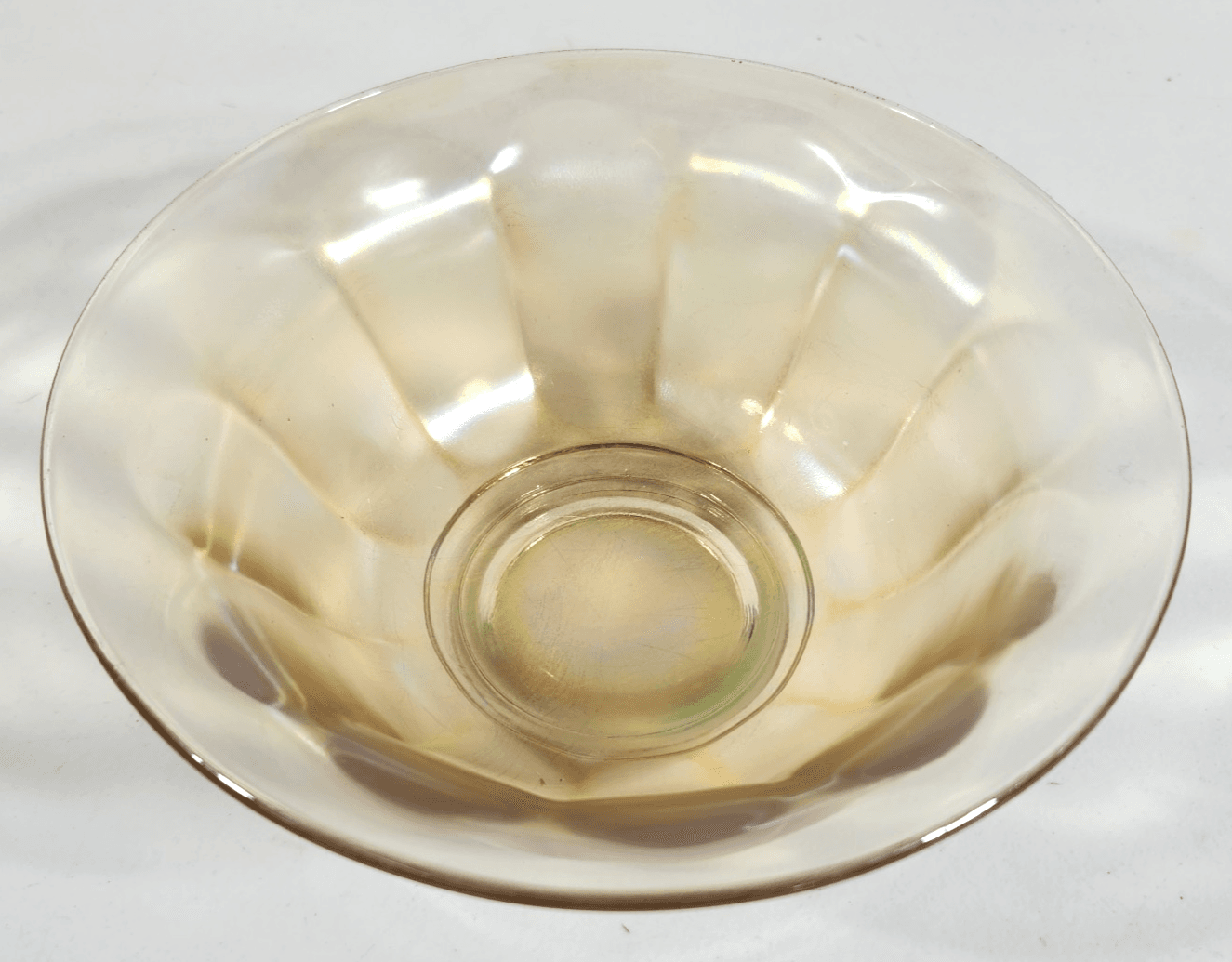 Carnival Glass Iridescent Dish Bowl 8.25" Home Decor