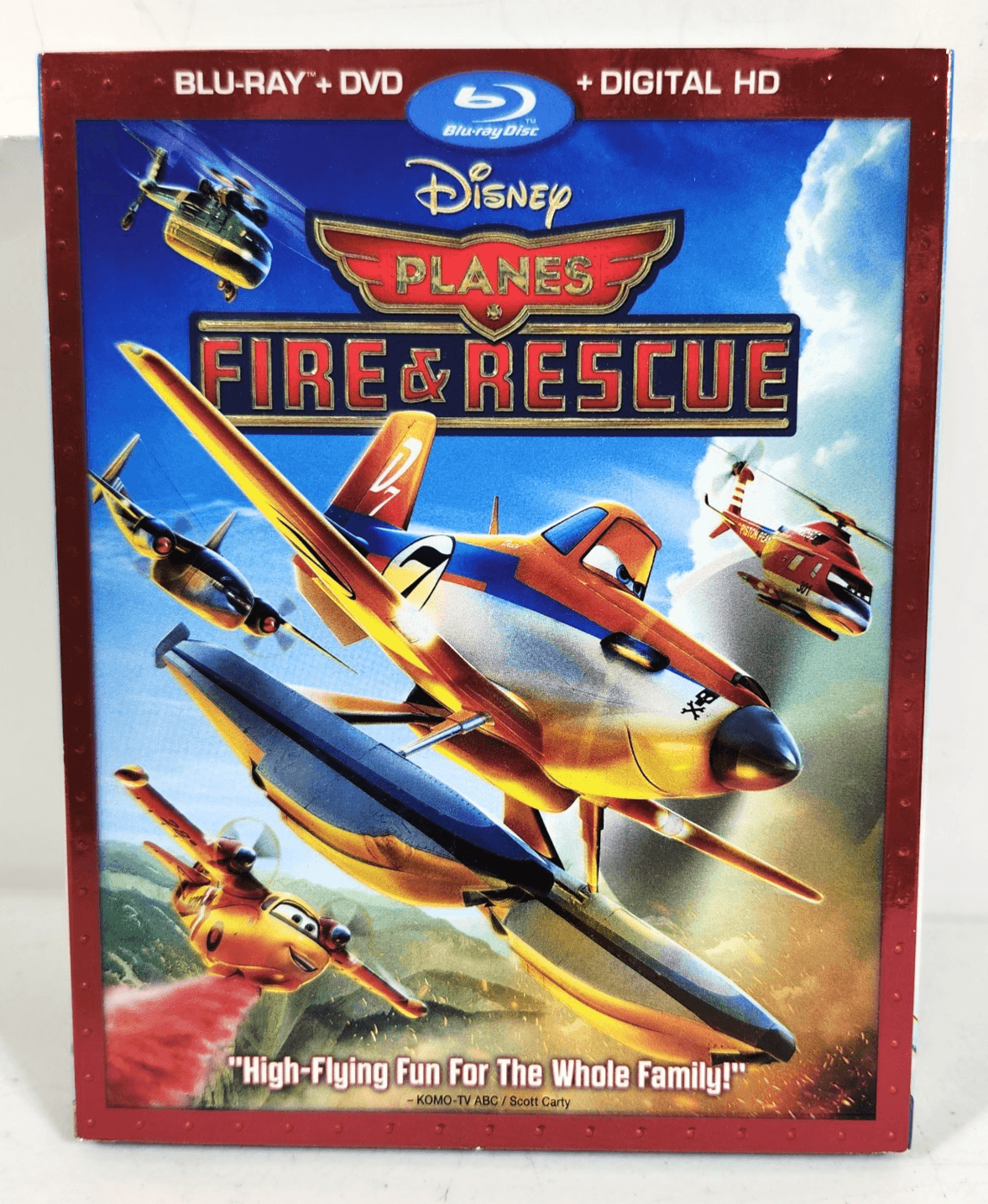 Disney Planes: Fire and Rescue Blu-ray + DVD, With Slip Cover