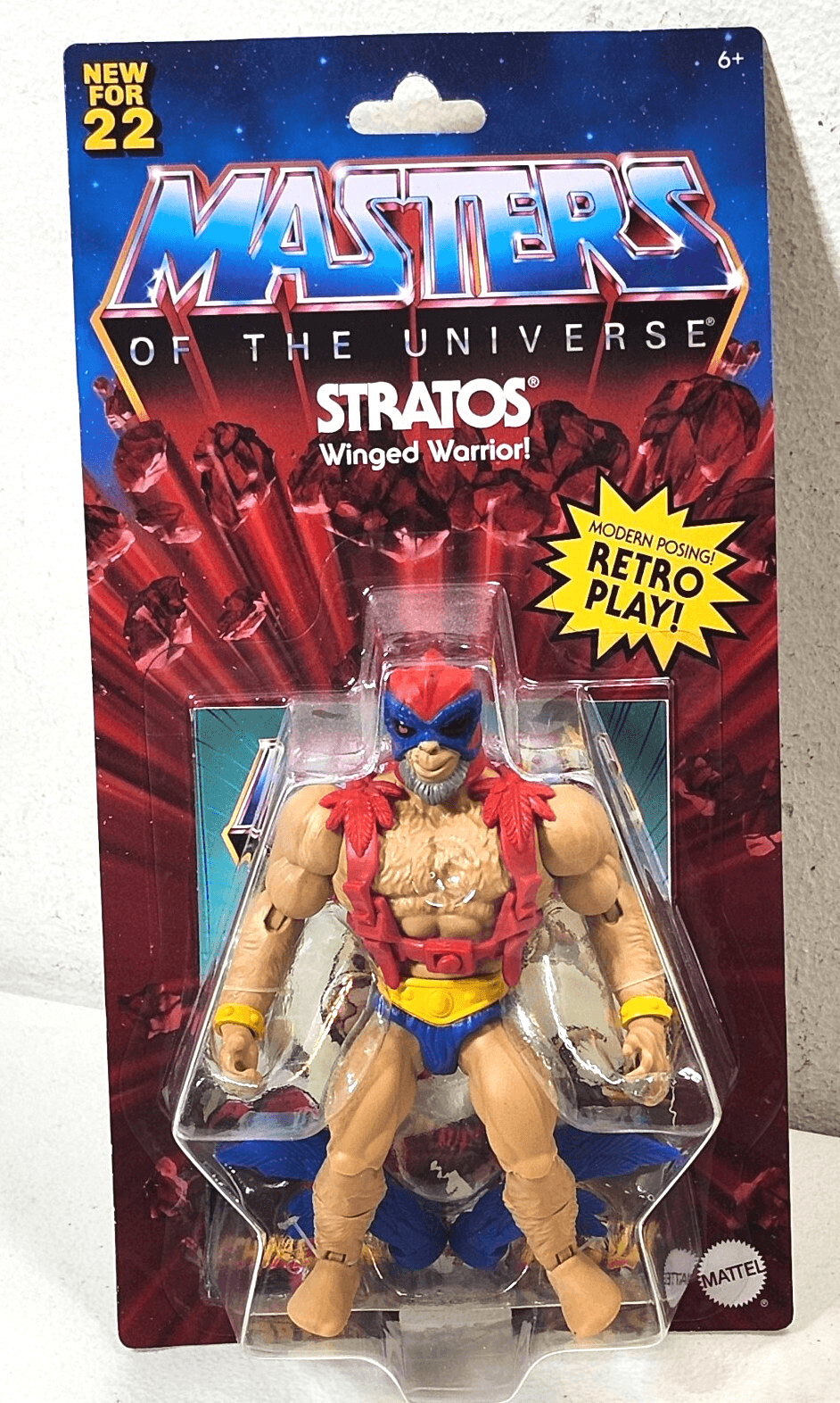 Stratos Masters of the Universe Action Figure Kids Toy Mattel NEW