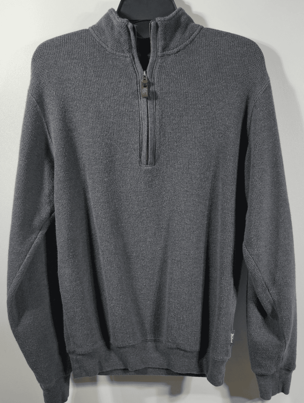 Woolrich 1/4 Zip Pullover Men's Size Small Gray Long Sleeve