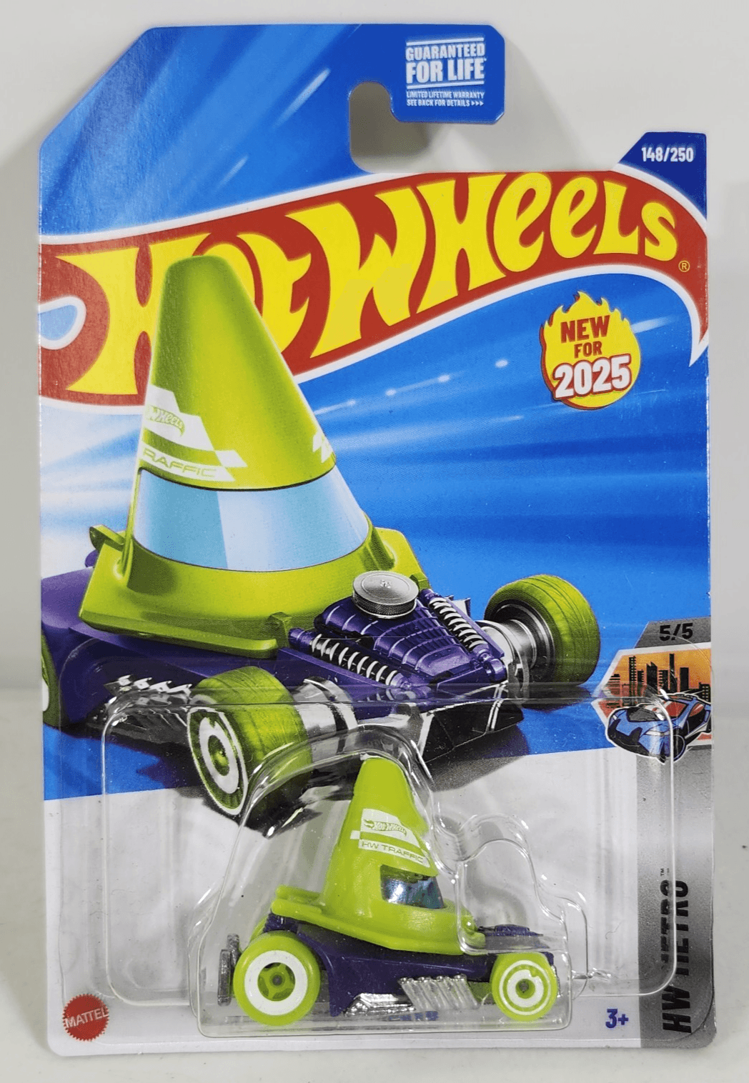 Hot Wheels Cone Shaker HW Metro Green Car 1/64 Toy Vehicle NEW