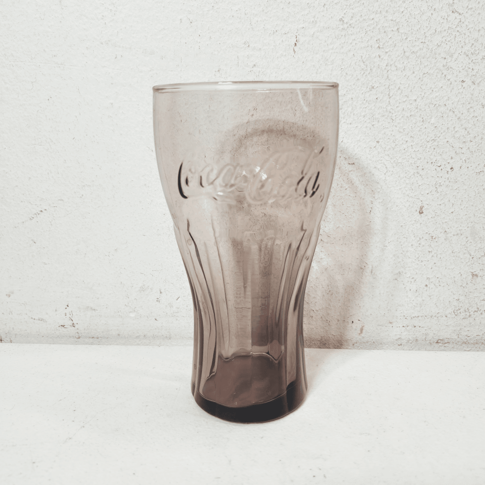 Vintage Purple Coca Cola Drinking Glass Cup Home Bar Decor
