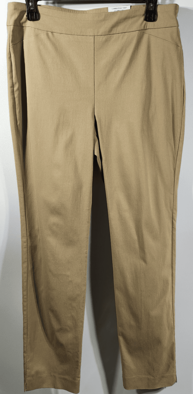 JM Collection Cambridge Pants Women's M Slim Leg Tummy Control Pull On NEW
