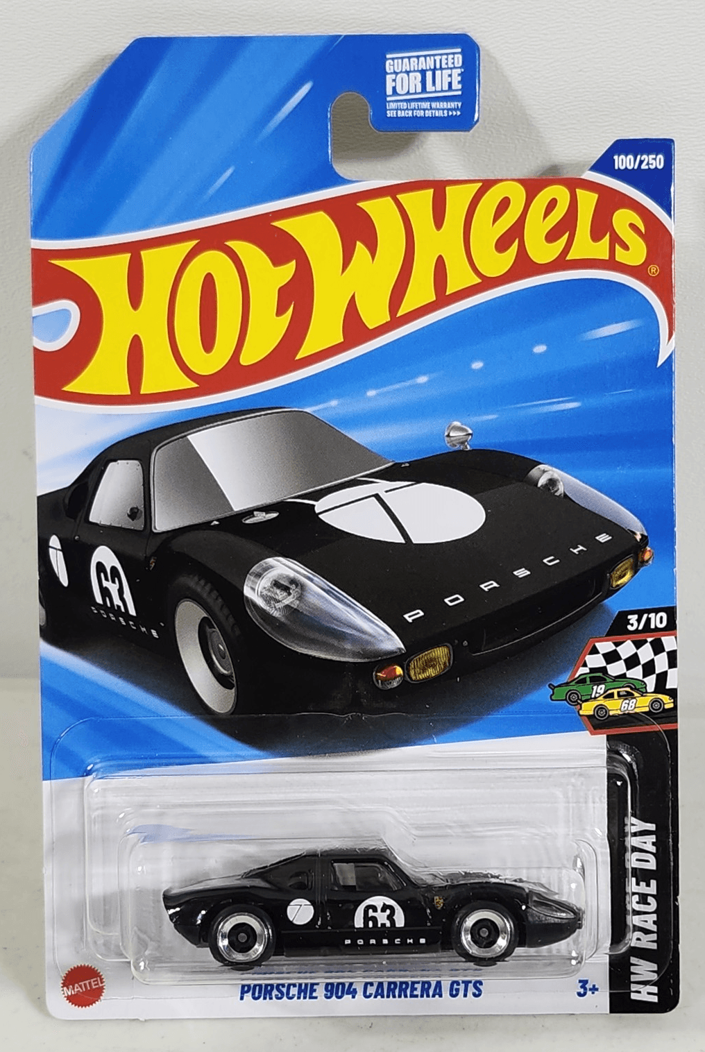 Hot Wheels Porsche 904 Carrera GTS HW Race Day Black Car 1/64 Toy Vehicle NEW