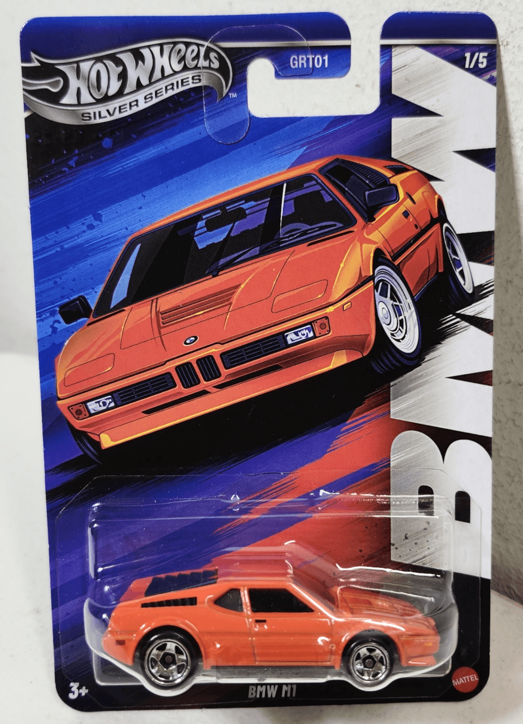 2025 Hot Wheels Silver Series BMW M1 Red Car 1/64 Toy Vehicle NEW