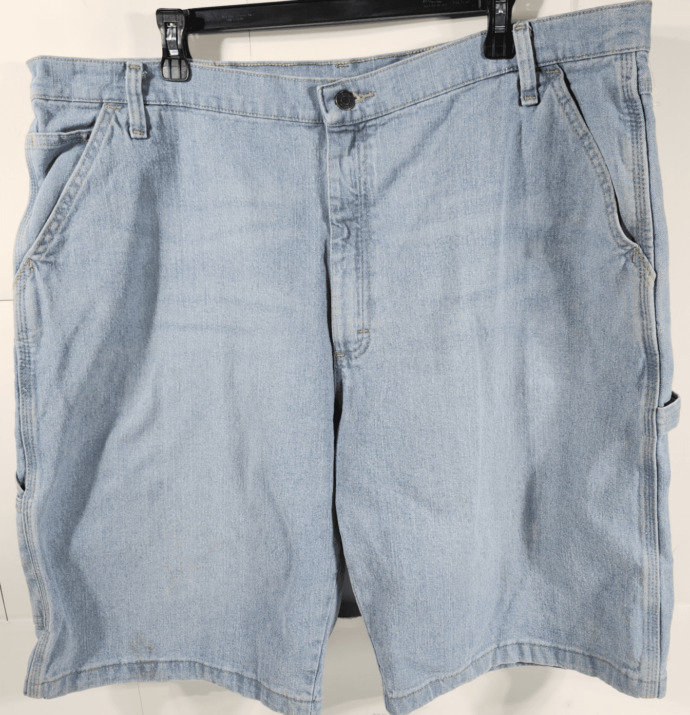 Wrangler Men's Relaxed Fit Jean Shorts Size 42 Blue Denim